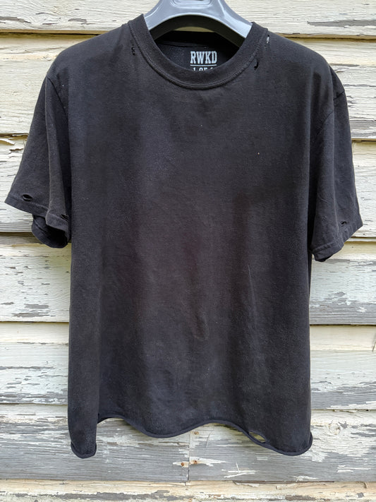Reworked “Vintage Black” Style Tee - Large