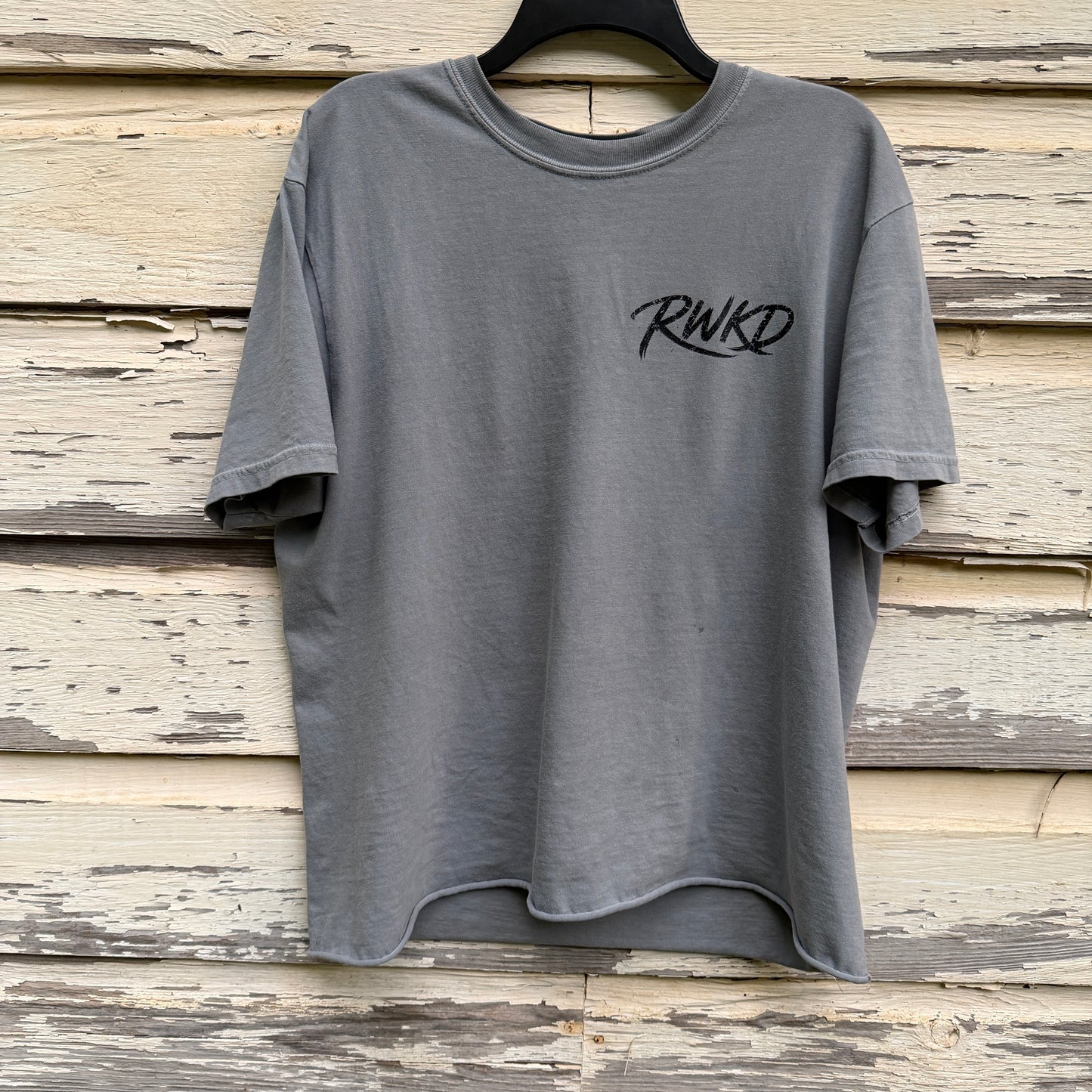 Reworked Crop Tee Gray ~ Large ~