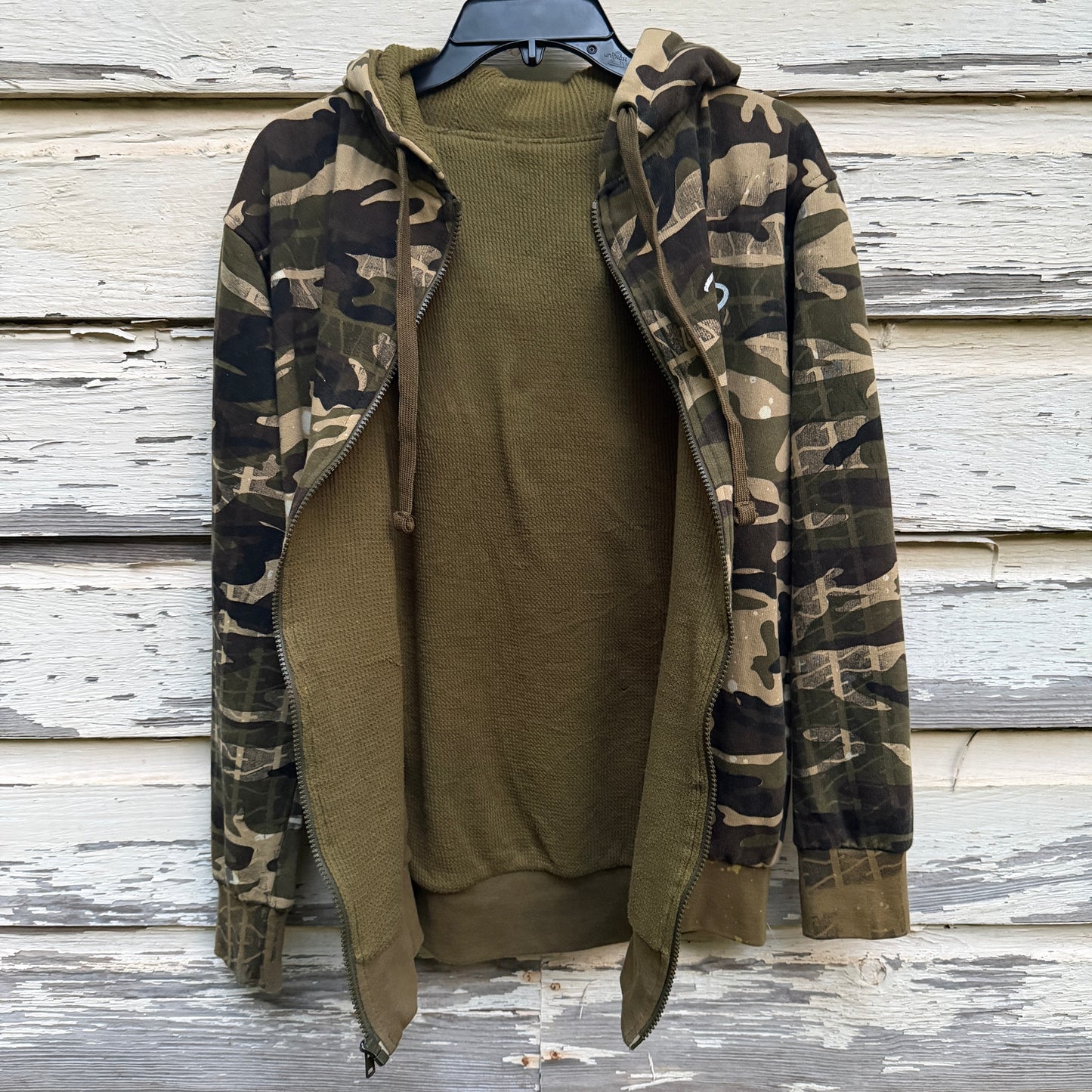 Reworked Camo Zip Hoodie ~ Medium ~ 1 of 1