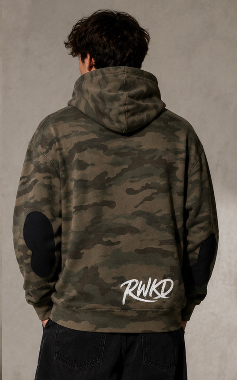 Reworked Camo Patch Hoodie