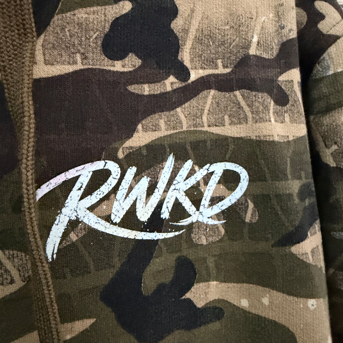 Reworked Camo Zip Hoodie ~ Medium ~ 1 of 1