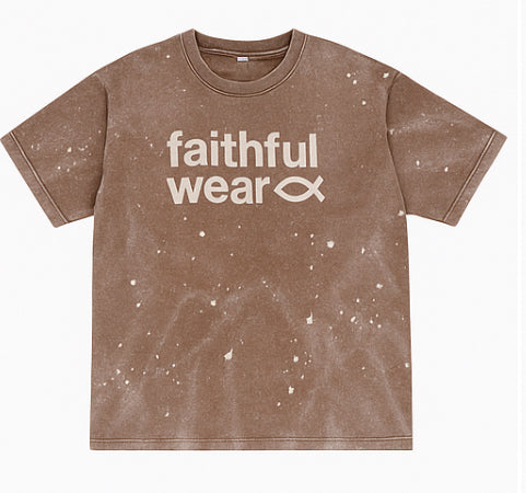 Custom Garment Dyed Oversized Fit Boxy Tee Medium