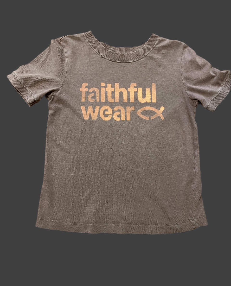 Zara Tee Custom Bleach Distressed Small Garment Dyed