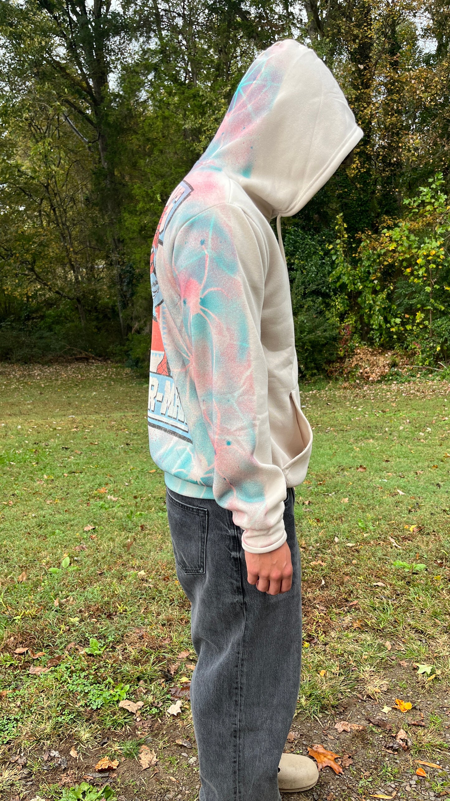 Custom Marvel 🕷️ Amazing Spiderman Hoodie Mens Medium