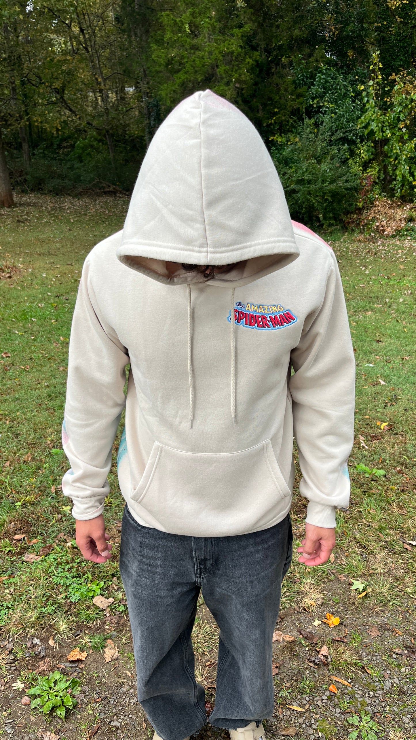 Custom Marvel 🕷️ Amazing Spiderman Hoodie Mens Medium