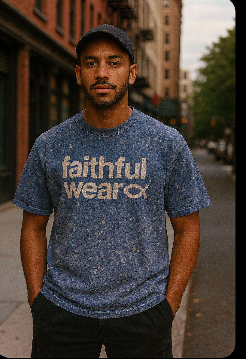 Custom Boxy Fit Tee Garment Dyed Drop Shoulder XL