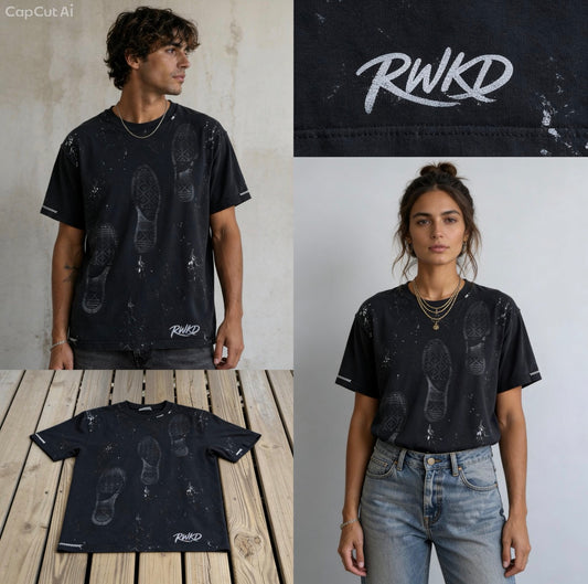 Reworked Chuck 🧵Stitch Tee Comfort Color Garment Dyed Medium